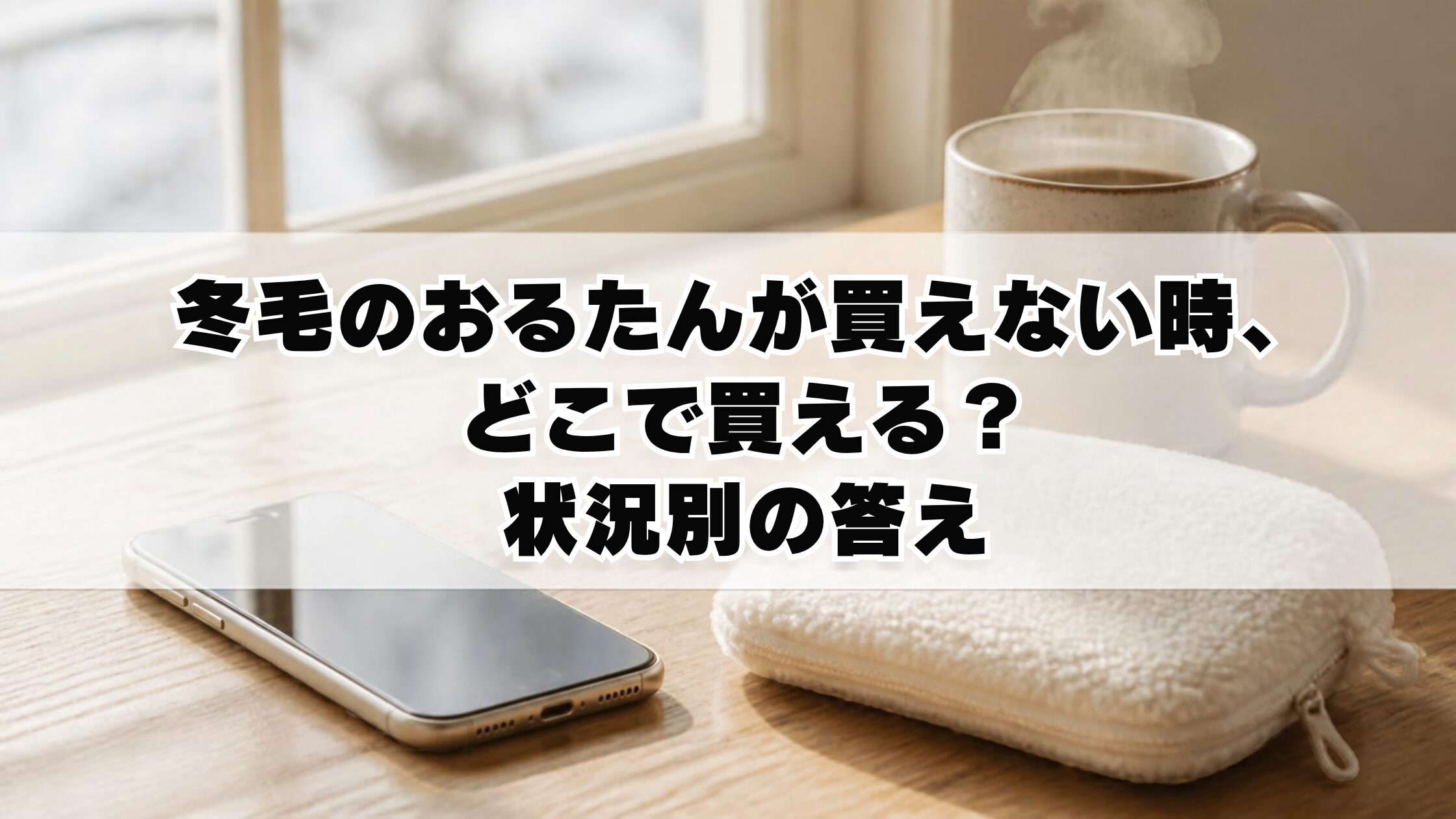 冬毛のおるたんが買えない時、どこで買える？状況別の答え