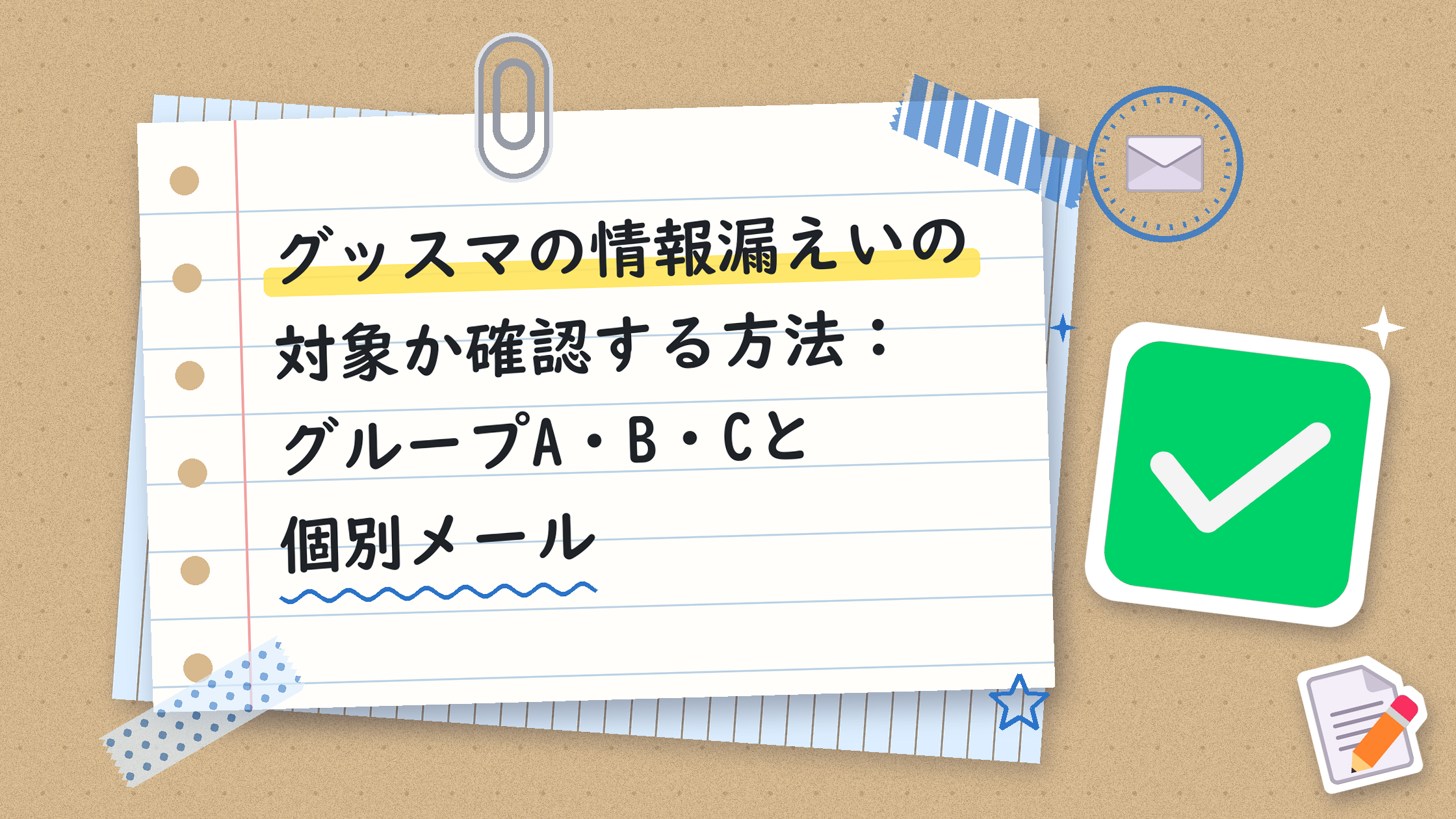 グッスマの情報漏えいの対象か確認する方法:グループA・B・Cと個別メール