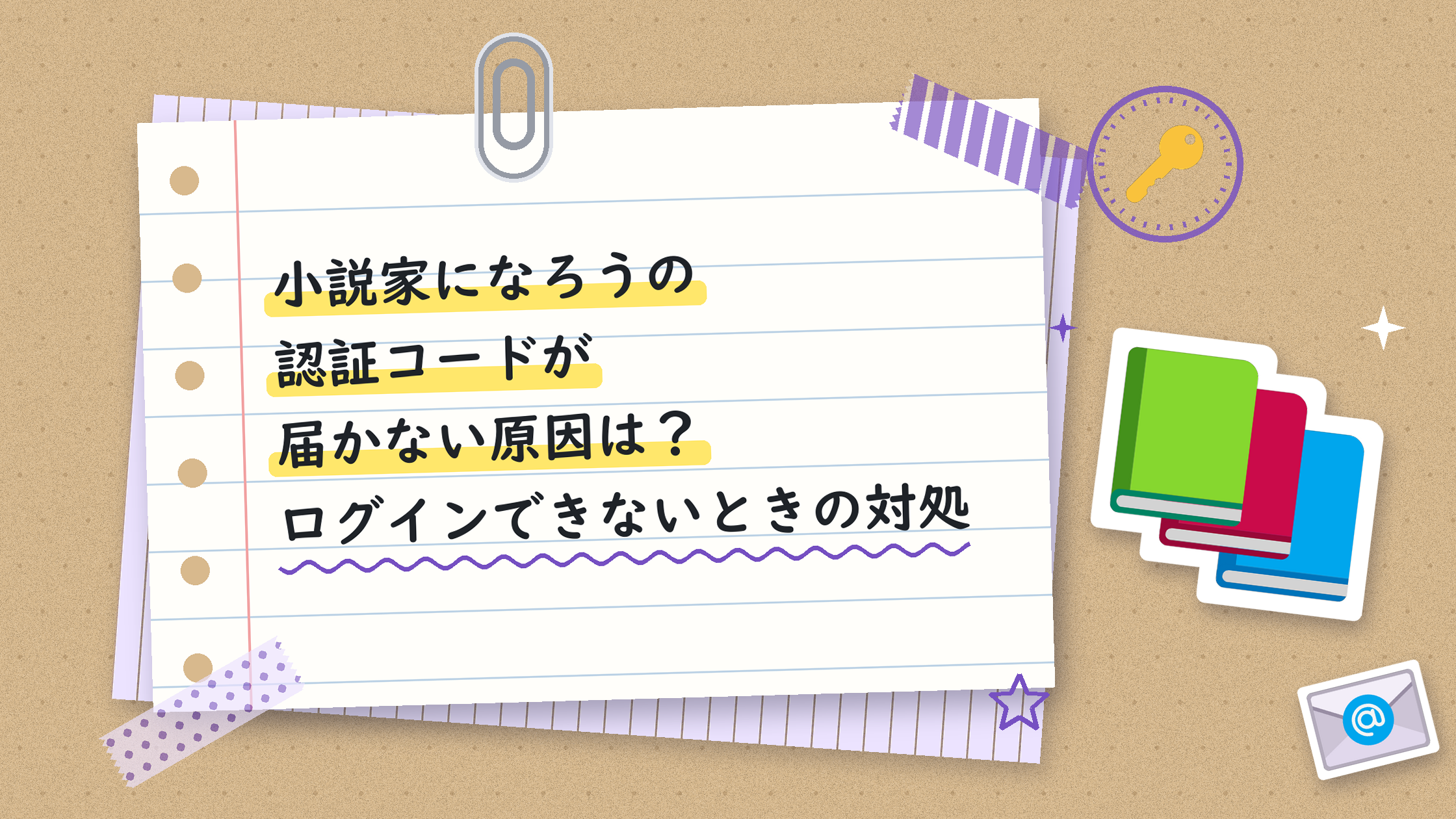 小説家になろうの認証コードが届かない原因は？ログインできないときの対処