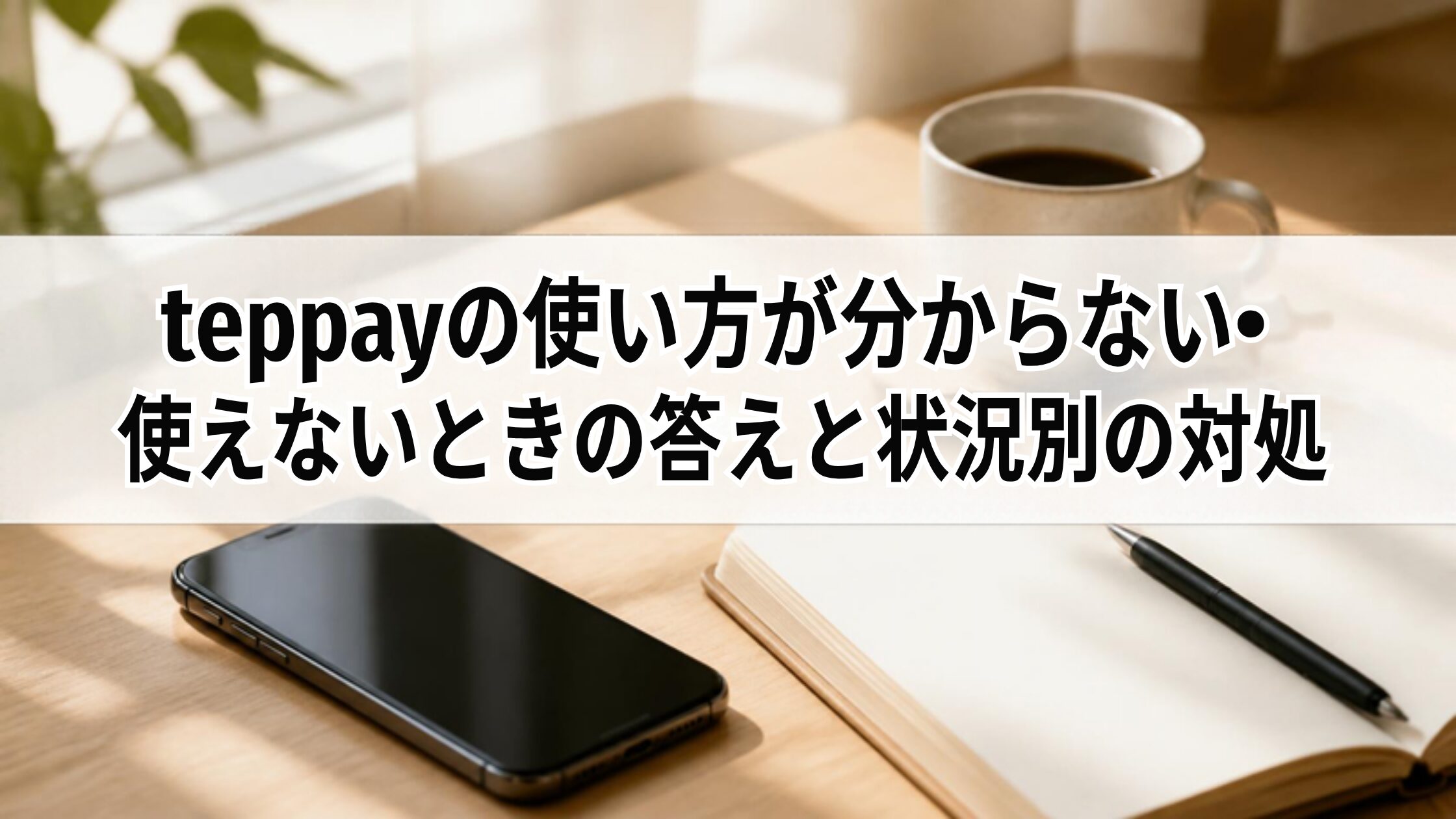teppayの使い方が分からない・使えないときの答えと状況別の対処