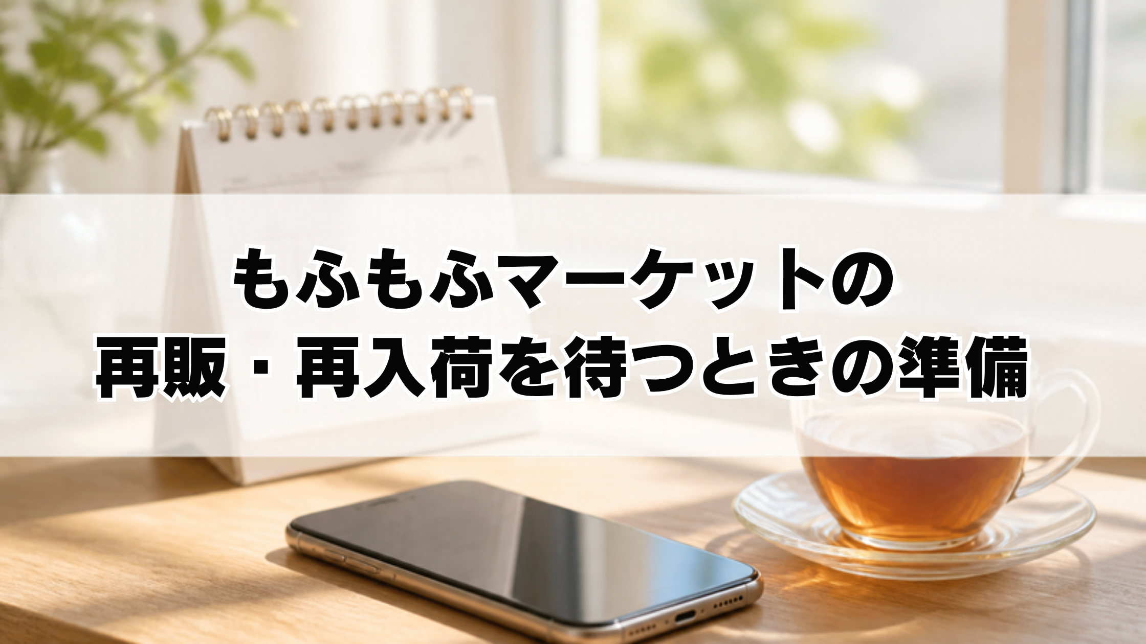 もふもふマーケットの再販・再入荷を待つときの準備