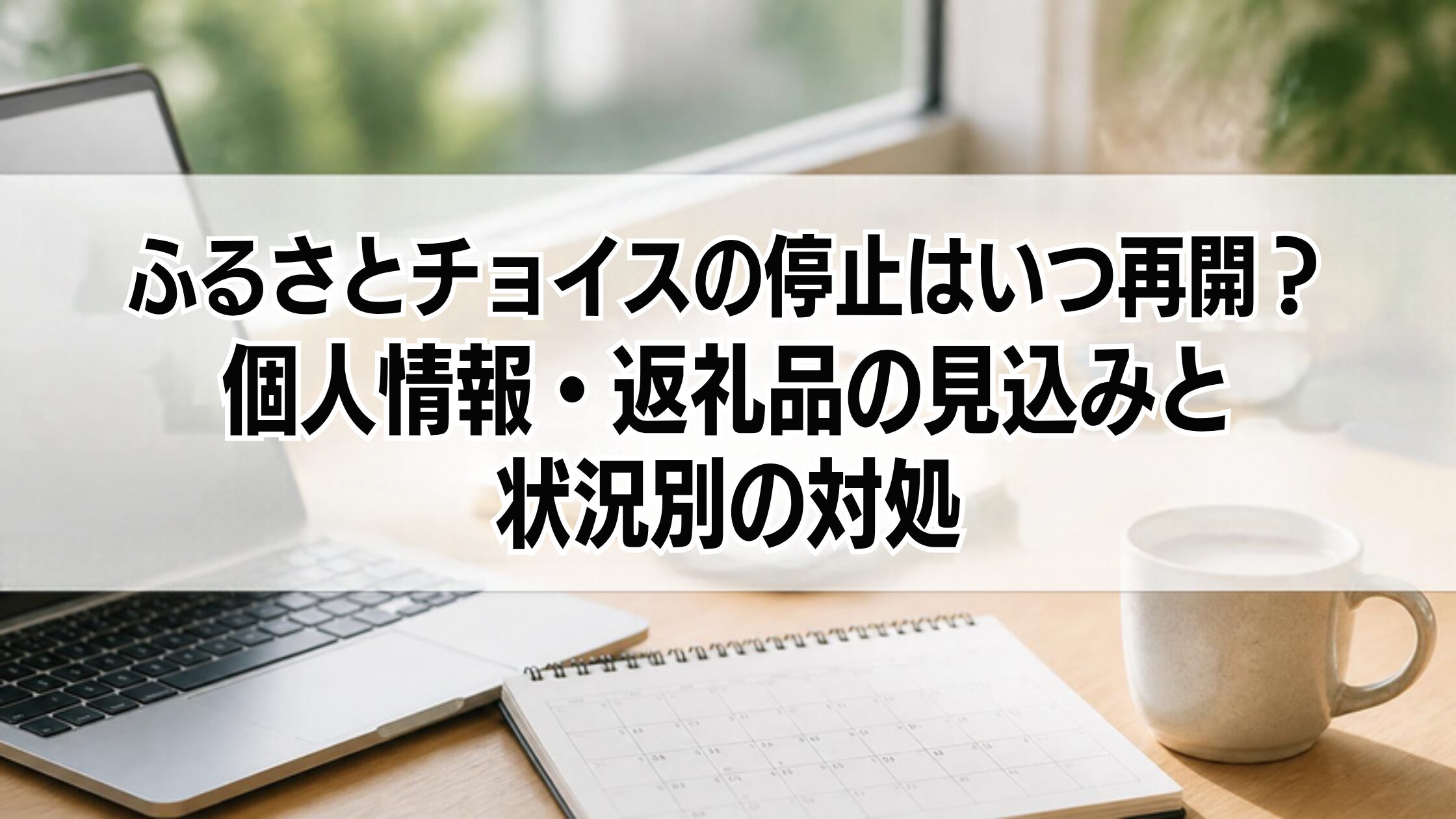 ふるさとチョイスの停止はいつ再開？個人情報・返礼品の見込みと状況別の対処